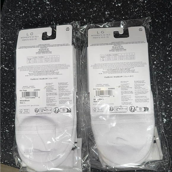 Alo Unisex Half-Crew Throwback Sock - Picture 2 of 2